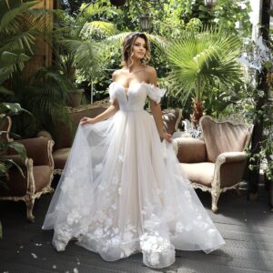 Rochie de mireasa A line Gardenia 6 scaled 1