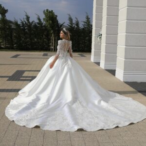 Rochie mireasa printesa Gaga 3 scaled 1
