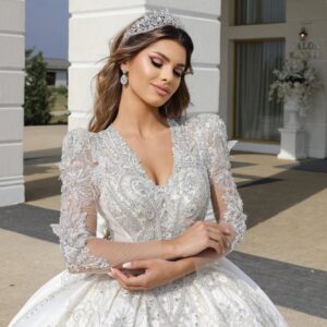 Rochie mireasa printesa Gaga 6 scaled 1