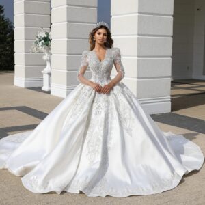 Rochie mireasa printesa Gaga scaled 1