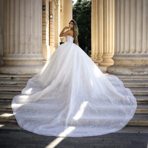 Rochie mireasa printesa Galadriel 2 scaled 1