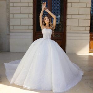 Rochie mireasa printesa Galadriel scaled 1