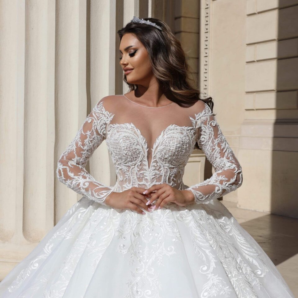 Rochie mireasa printesa Gentile 2 scaled 1