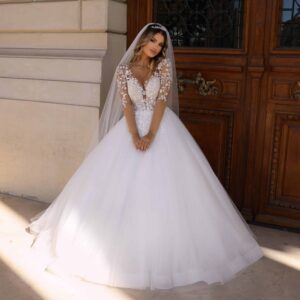 Rochie mireasa printesa Gillian 4 scaled 1
