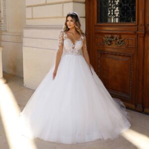 Rochie mireasa printesa Gillian 7 scaled 1