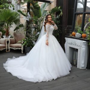 Rochie mireasa printesa Gina 2 scaled 1
