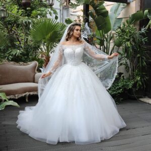 Rochie mireasa printesa Gina 4 scaled 1