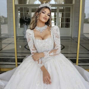 Rochie mireasa printesa Giselle 2 scaled 1
