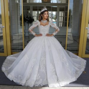 Rochie mireasa printesa Giselle scaled 1