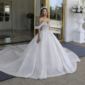 Rochie mireasa printesa Glamour 3 scaled 1