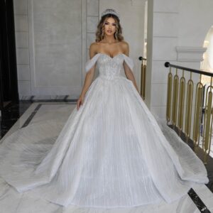 Rochie mireasa printesa Glamour 6 scaled 1