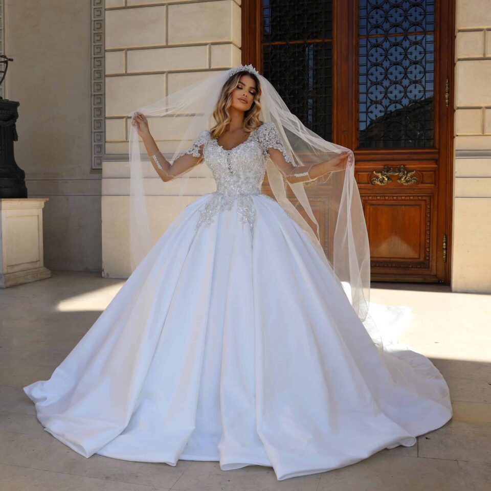 Rochie mireasa printesa Glasgow scaled 1