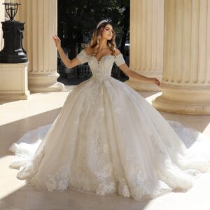 Rochie mireasa printesa Glimpse 4 scaled 1
