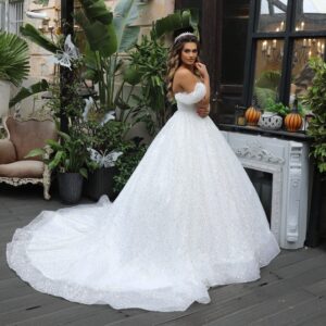 Rochie mireasa printesa Glow 3 scaled 1