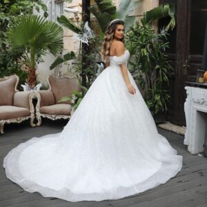 Rochie mireasa printesa Glow 5 scaled 1
