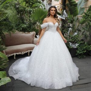 Rochie mireasa printesa Glow 6 scaled 1