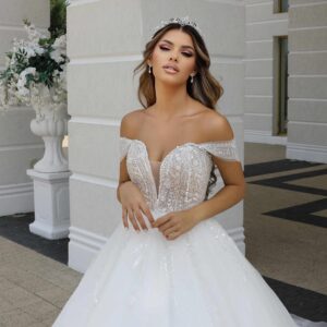 Rochie mireasa printesa Grazia 2 scaled 1