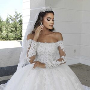 Rochie mireasa printesa Graziella 2 scaled 1