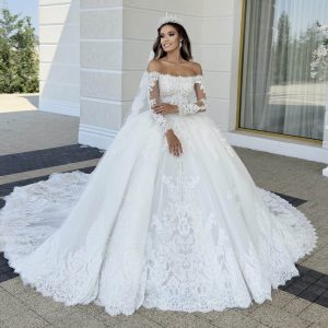 Rochie mireasa printesa Graziella scaled 1