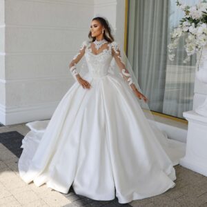 Rochie mireasa printesa Greta 4 scaled 1