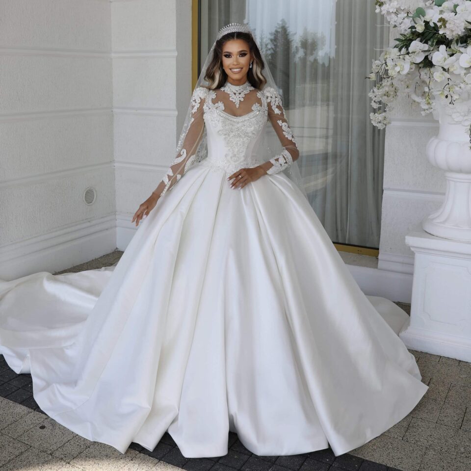 Rochie mireasa printesa Greta scaled 1