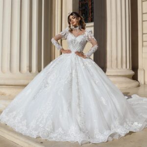 Rochie mireasa printesa Griffin 6 scaled 1