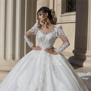 Rochie mireasa printesa Griffin 7 scaled 1