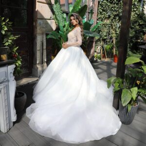 Rochie mireasa printesa Griselda 2 scaled 1