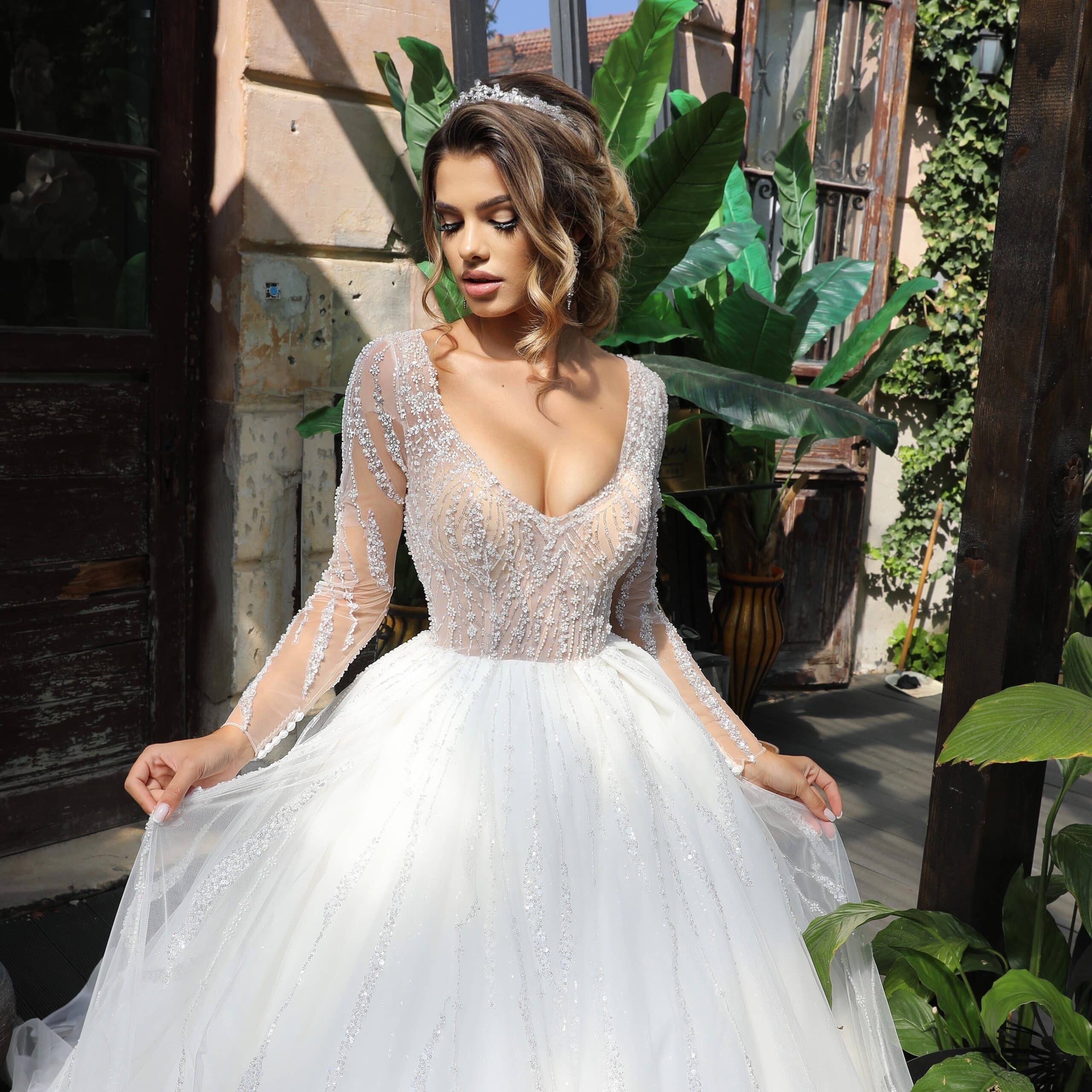 Rochie mireasa printesa Griselda 5 scaled 1