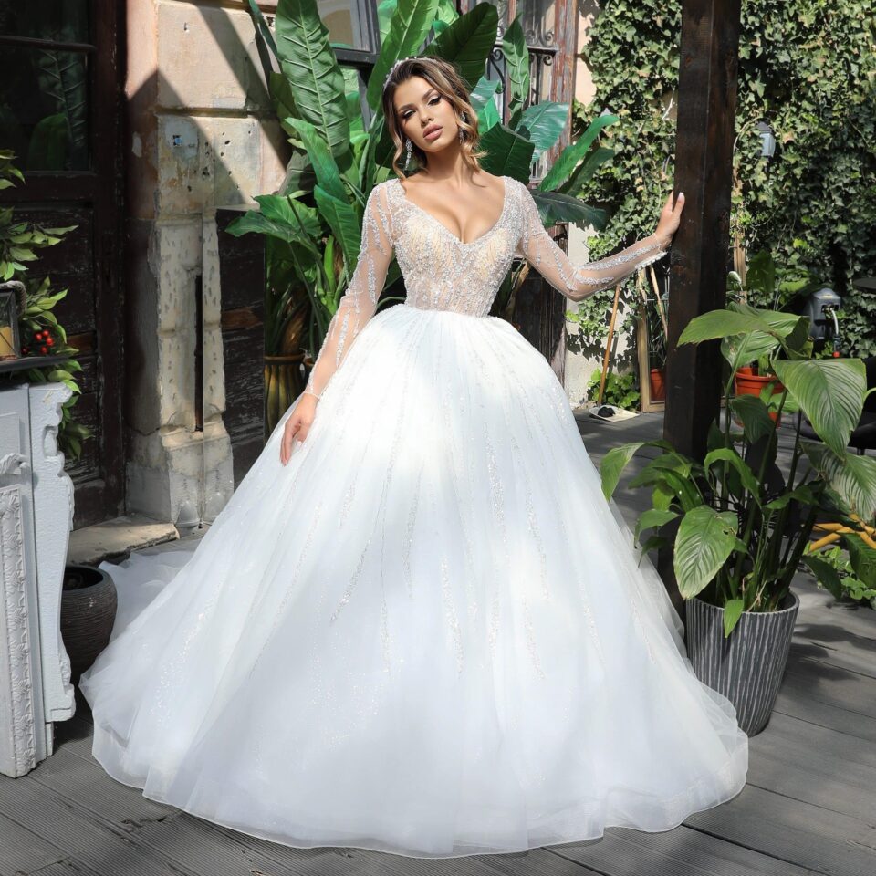 Rochie mireasa printesa Griselda scaled 1