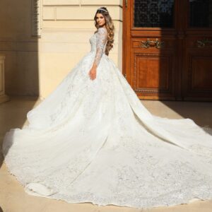 Rochie mireasa printesa Gwinevere 3 scaled 1