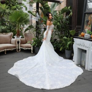 Rochie mireasa sirena Geisha 6 scaled 1