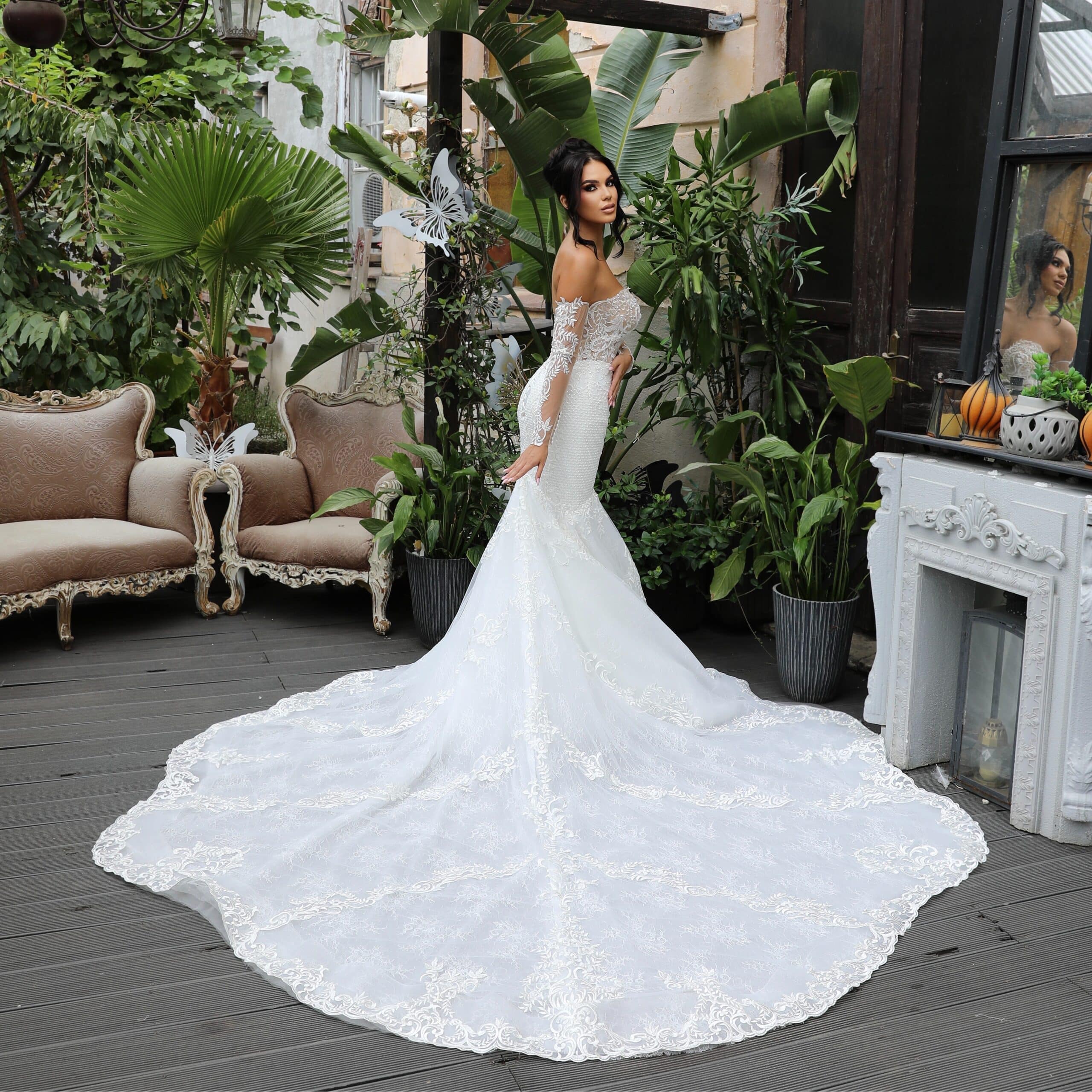 Rochie mireasa sirena Geisha 6 scaled 1