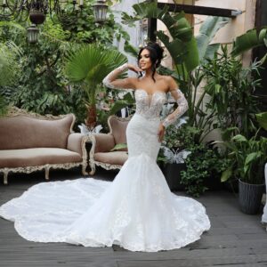 Rochie mireasa sirena Geisha scaled 1