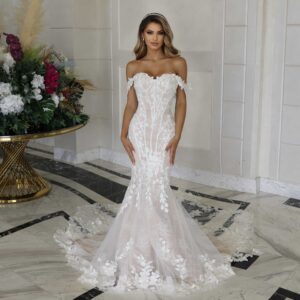 Rochie mireasa sirena Genesis scaled 1