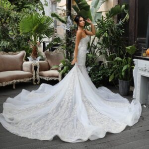 Rochie mireasa sirena Ginger 2 scaled 1