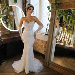 rochie de mireasa 2 in 1 sirena printesa armonia