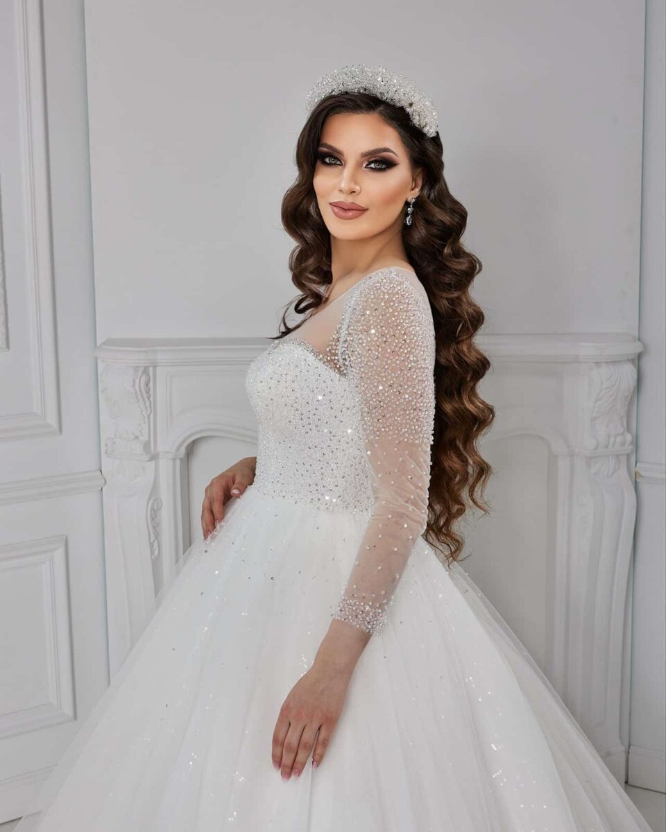 rochie de mireasa cu pietre annelise