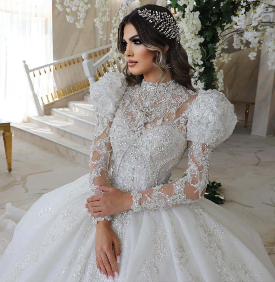 rochie de mireasa cu pietre artemis