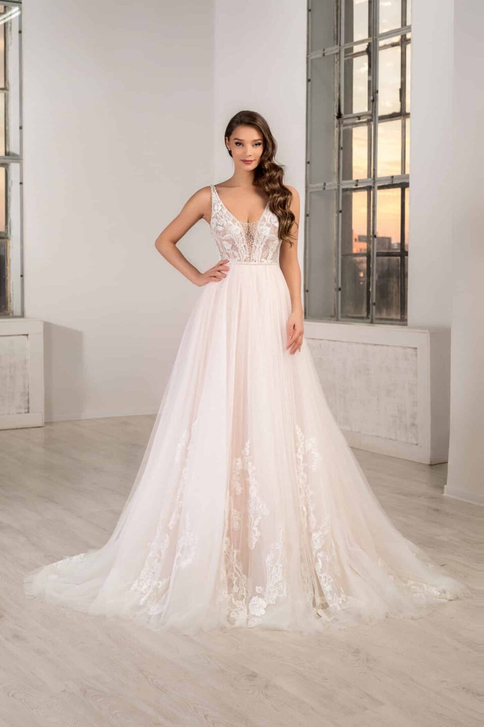 rochie de mireasa lejera paloma