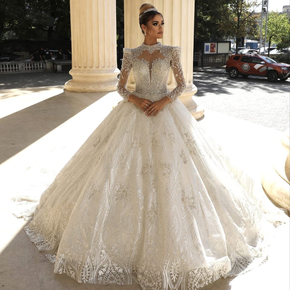 rochie de mireasa printesa amanda