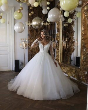 rochie de mireasa printesa amelia