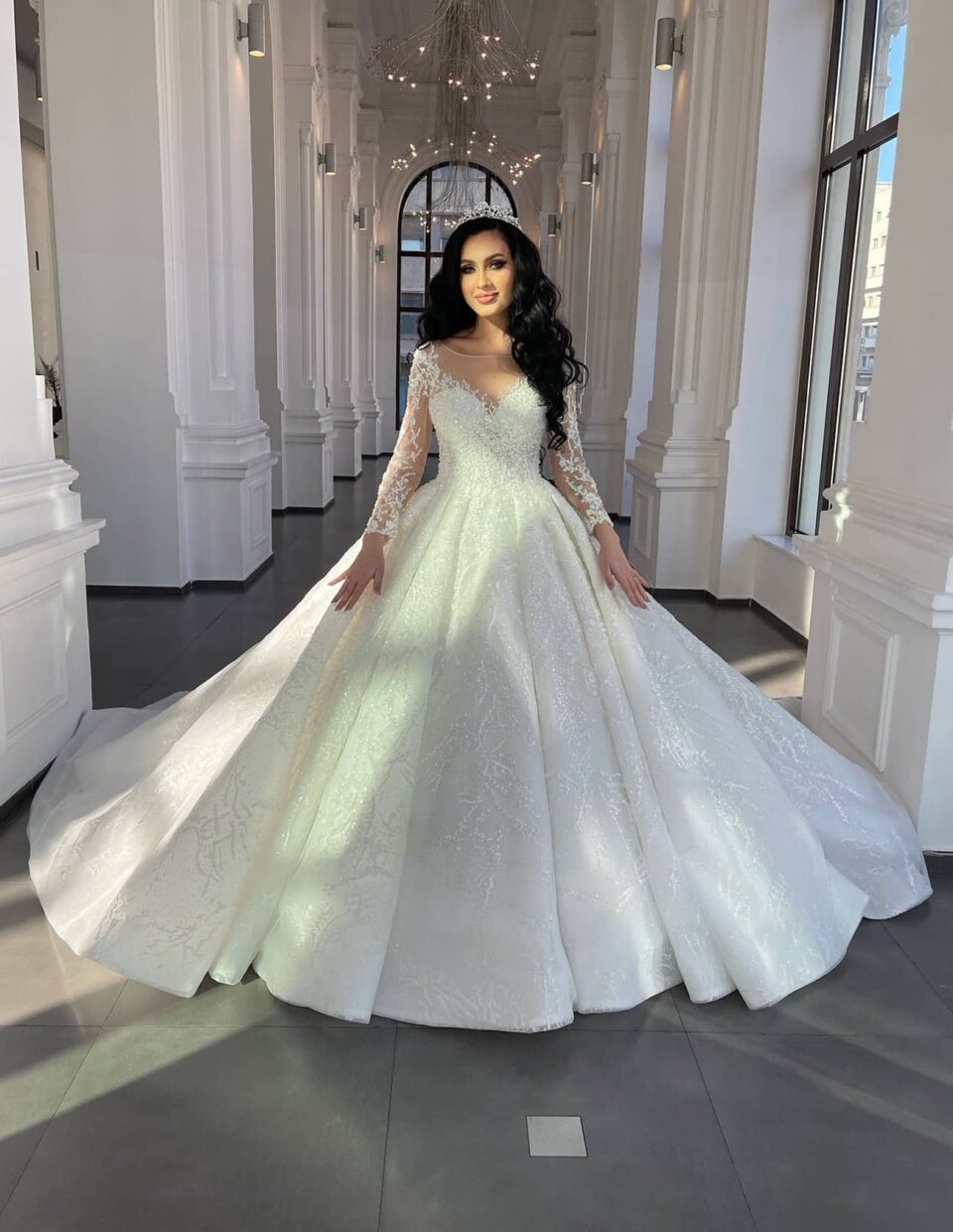 rochie de mireasa printesa kim
