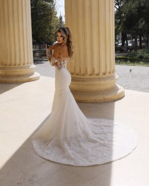 rochie de mireasa sirena 2024 atena