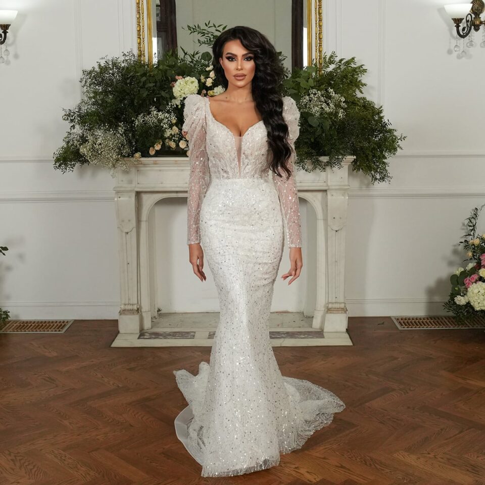 rochie de mireasa sirena andia