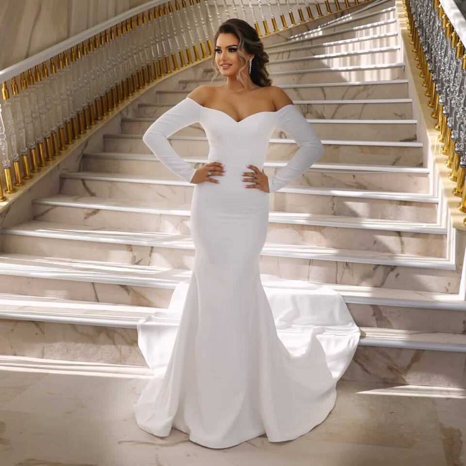 rochie de mireasa sirena eleganta adda