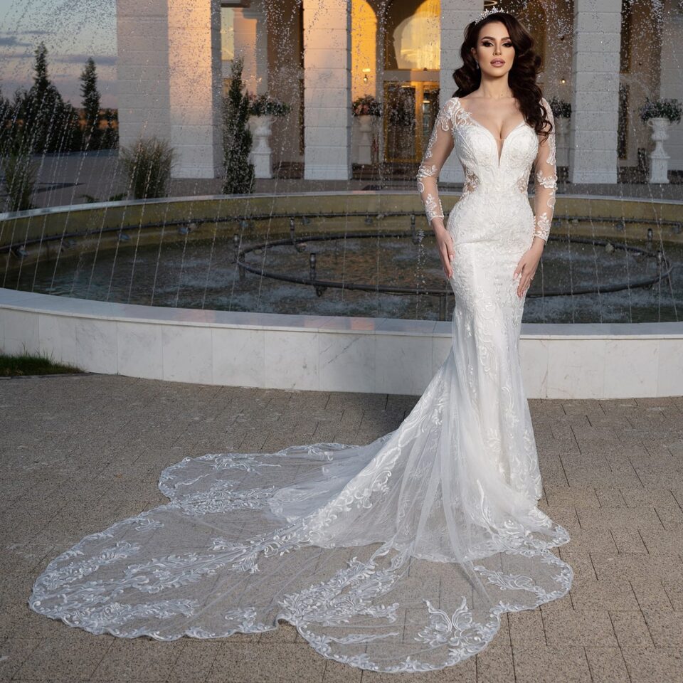 rochie de mireasa sirena erica