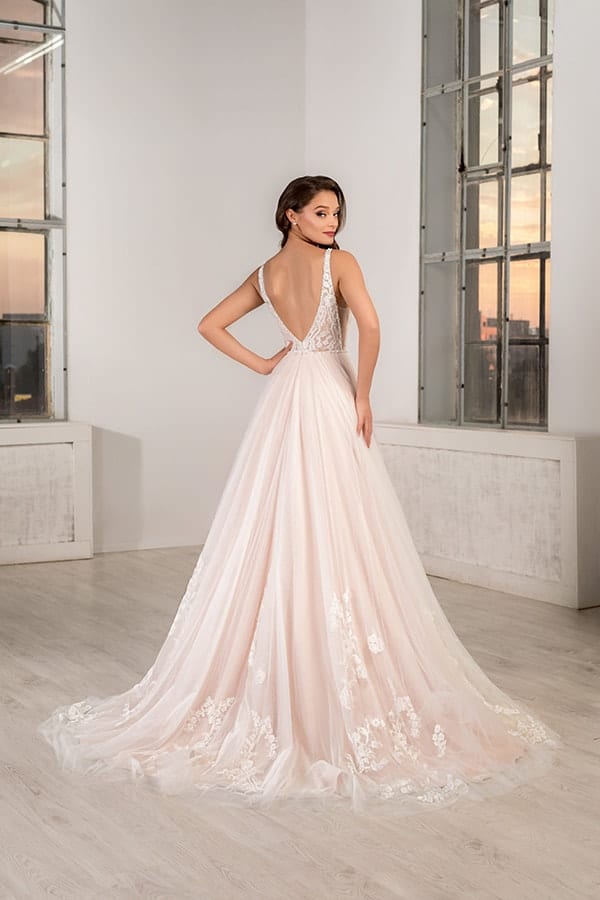 rochie de mireasa stil boho chic lejera