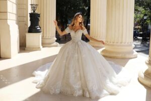 Rochii de mireasa cu sclipici