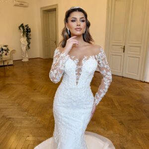 Rochie de mireasa 2 in 1 Madelaine (4)